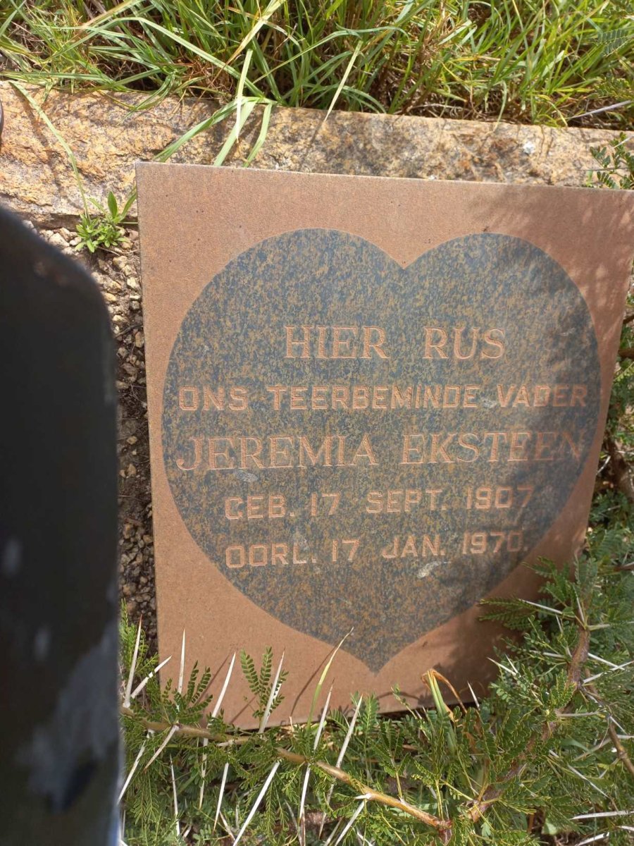 EKSTEEN Jeremia 1907-1970