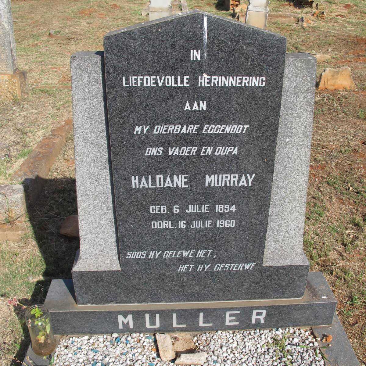 MULLER Haldane Murray 1894-1960