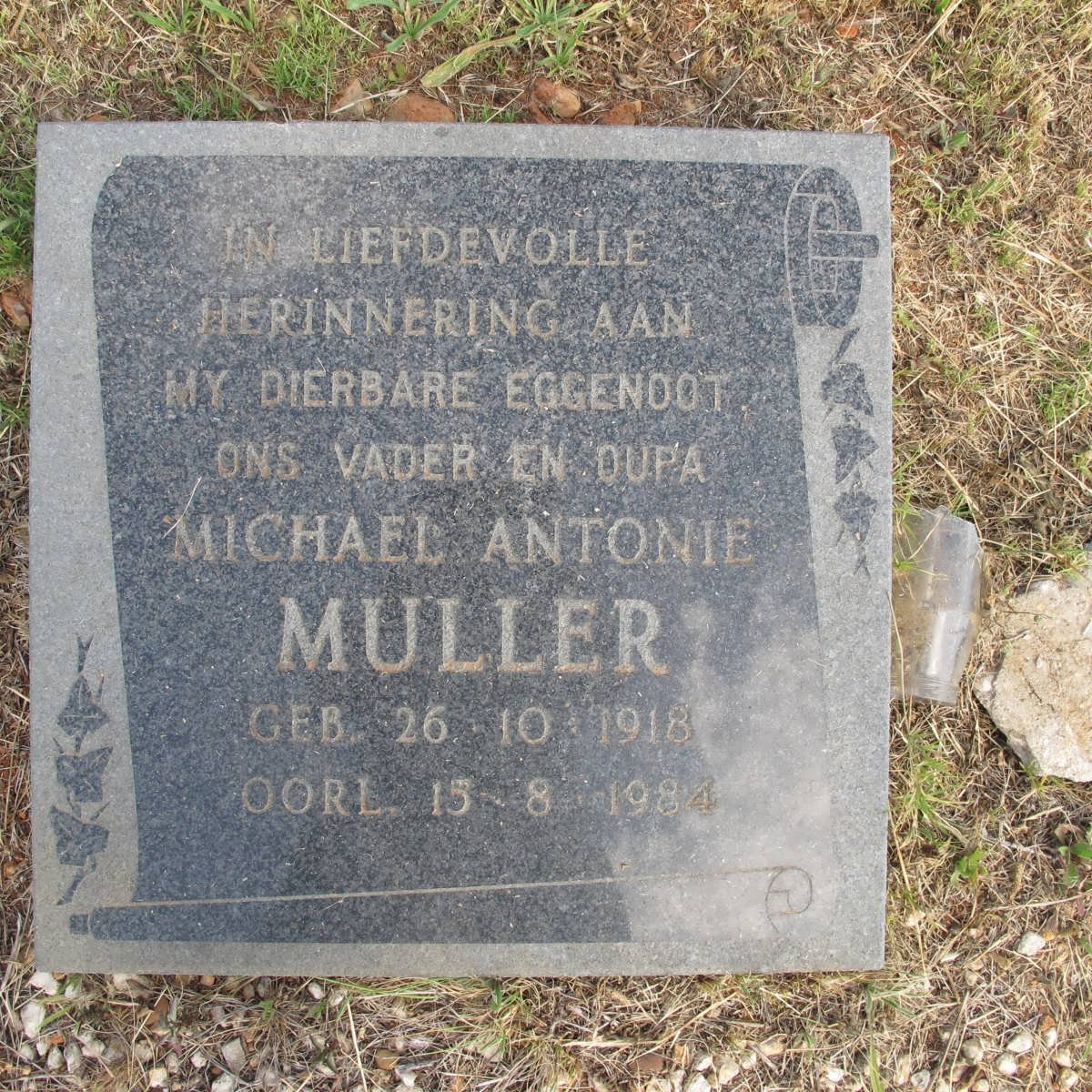 MULLER Michael Antonie 1918-1984