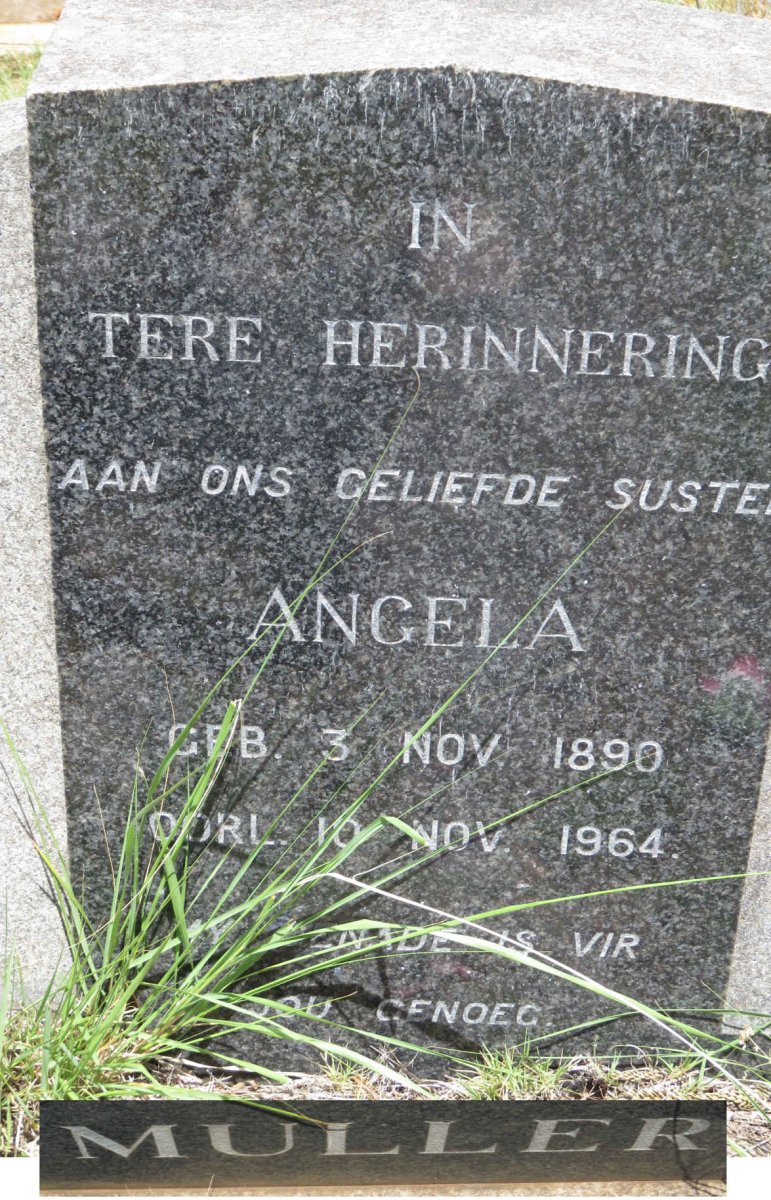 MULLER Angela 1890-1964