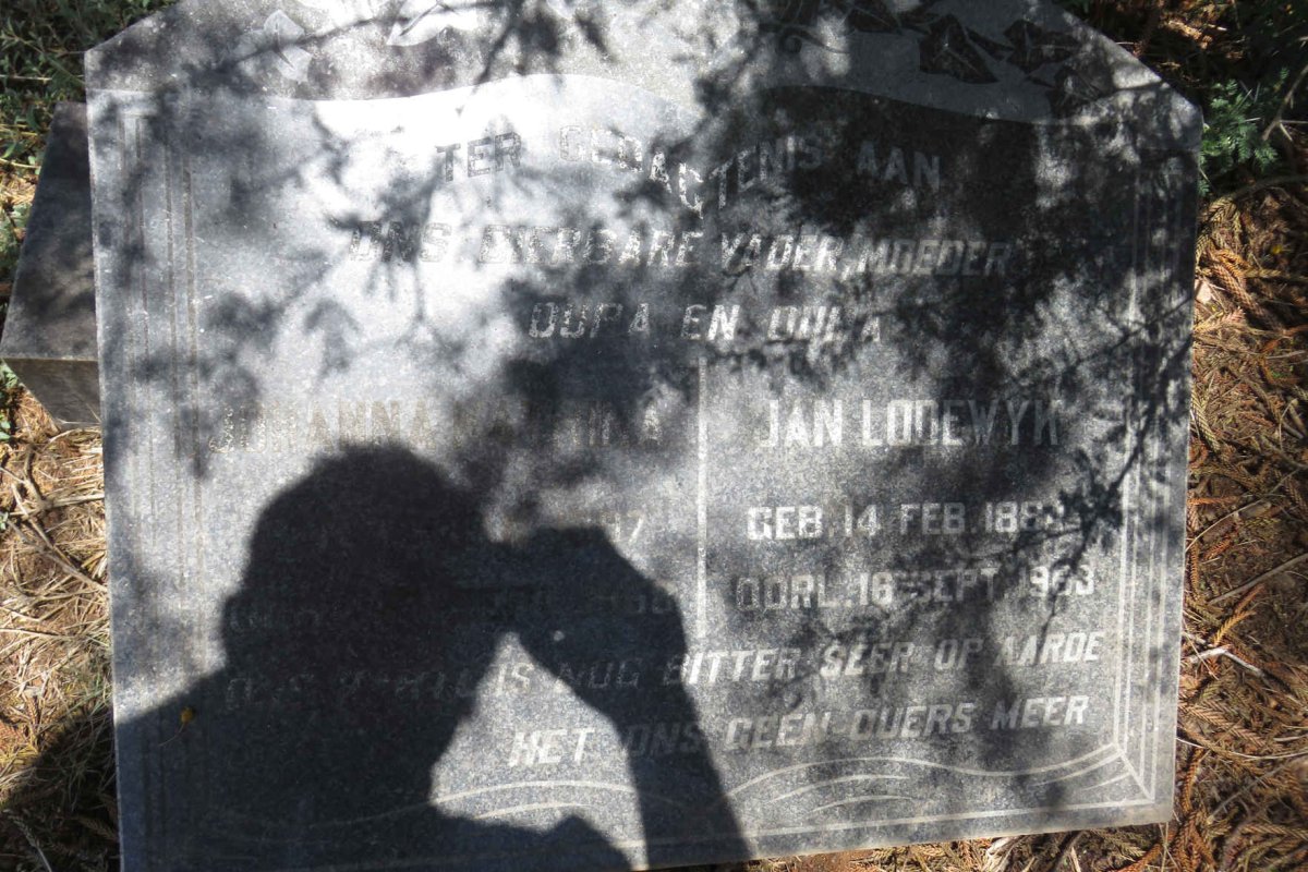 ? Jan Lodewyk 1884-1963 &amp; Johanna Katrina 1897-1958