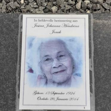 JONCK Josina Johanna Hendrina 1924-2014 