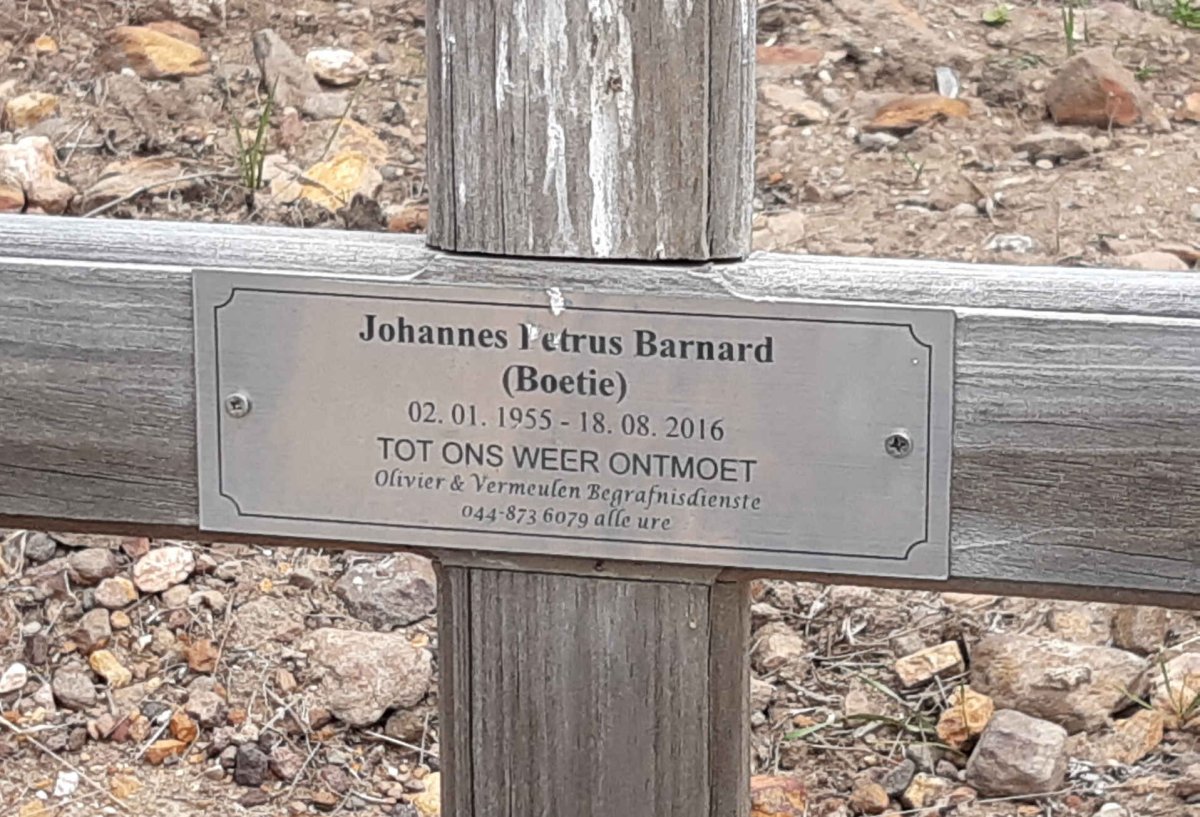 BARNARD Johannes Petrus 1955-2016