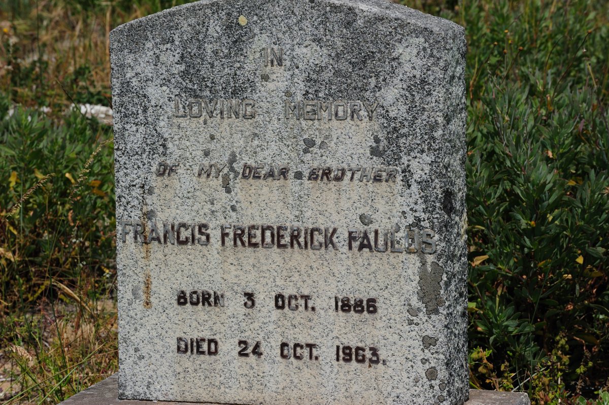 PAULUS Francis Frederick 1886-1963