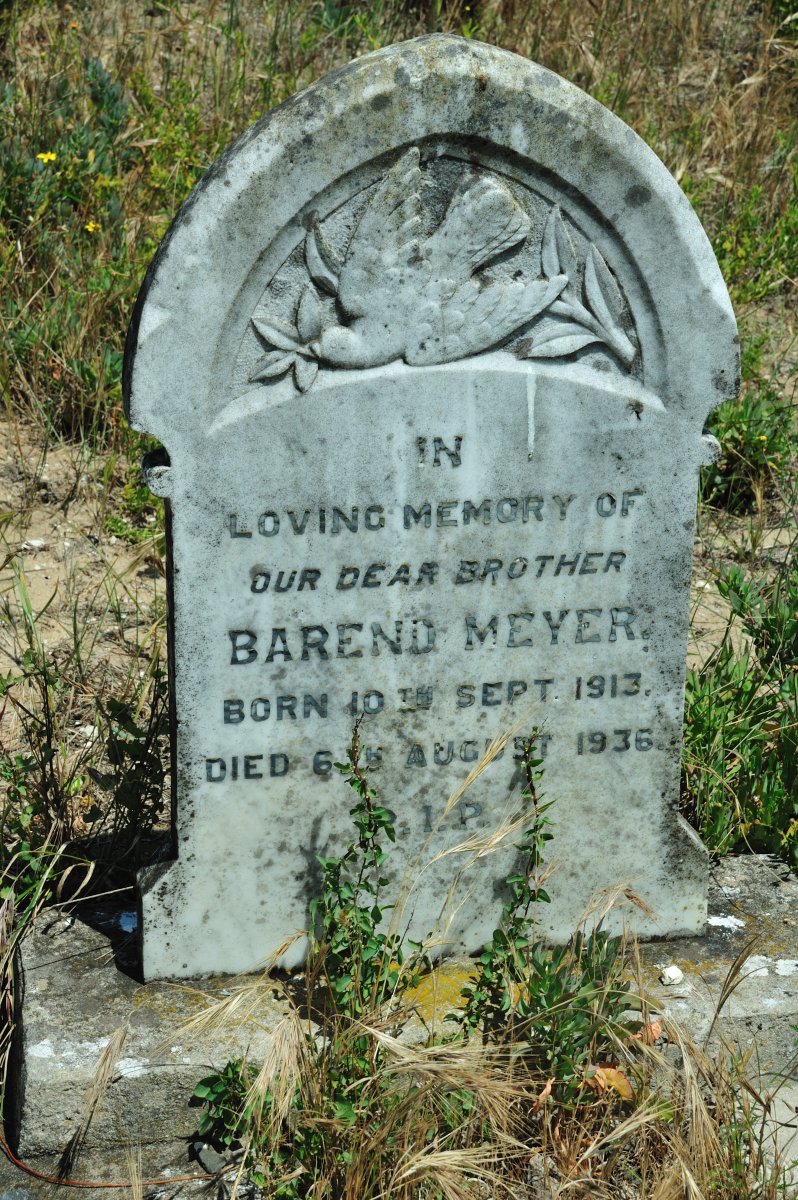MEYER Barend 1913-1936
