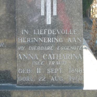 BAARD Johannes Augustinus 1892-1970 &amp; Anna Catharina TRAUT 1898-1960