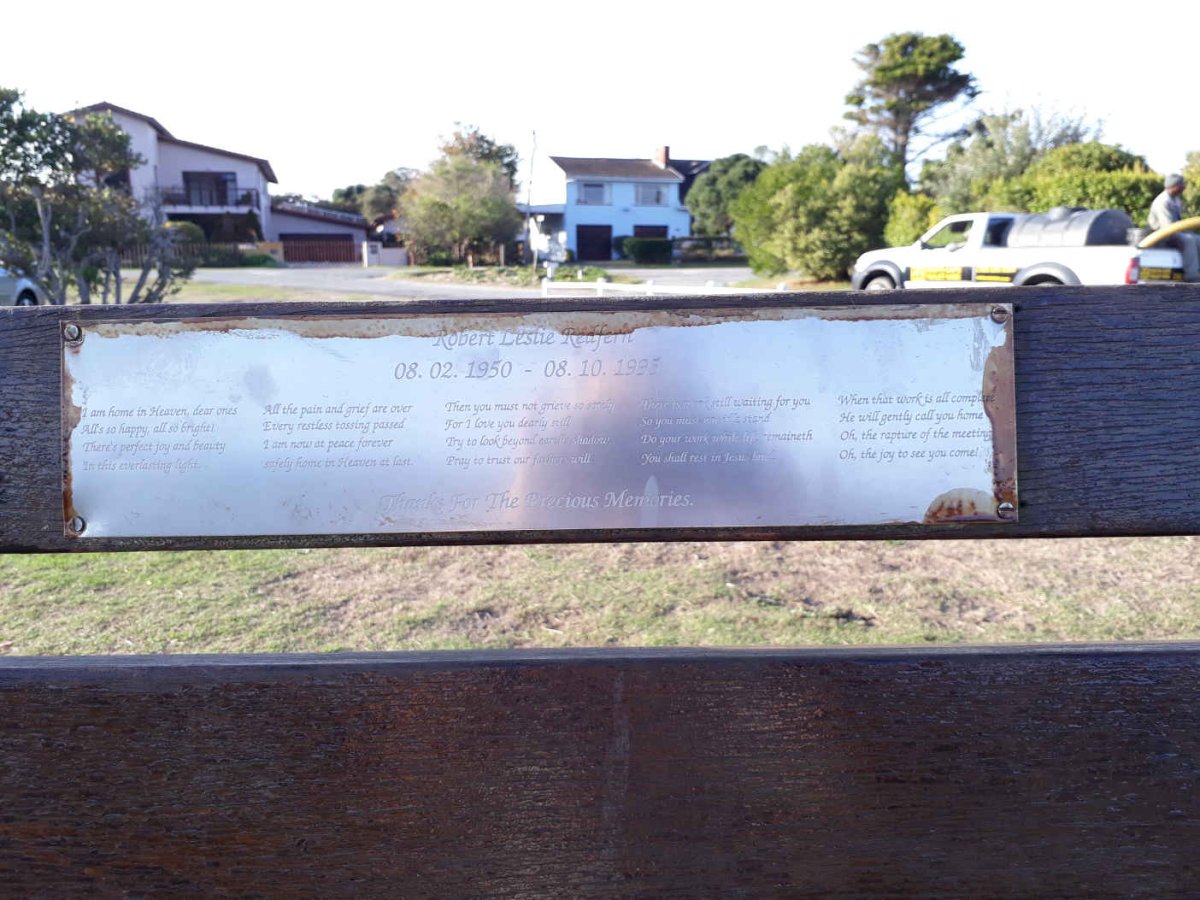 REDFERN Robert Leslie 1950-1995