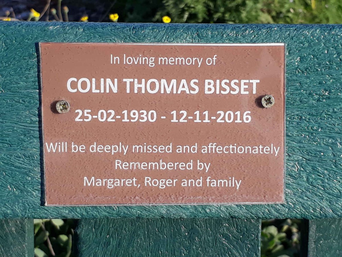 BISSET Colin Thomas 1930-2016 :: RAMSAY Donald Graham 1937-2007 &amp; Heila Johanna 1940-2001