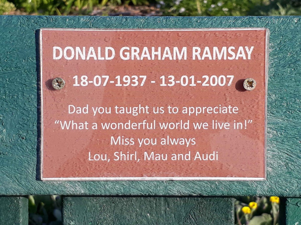 BISSET Colin Thomas 1930-2016 :: RAMSAY Donald Graham 1937-2007 &amp; Heila Johanna 1940-2001