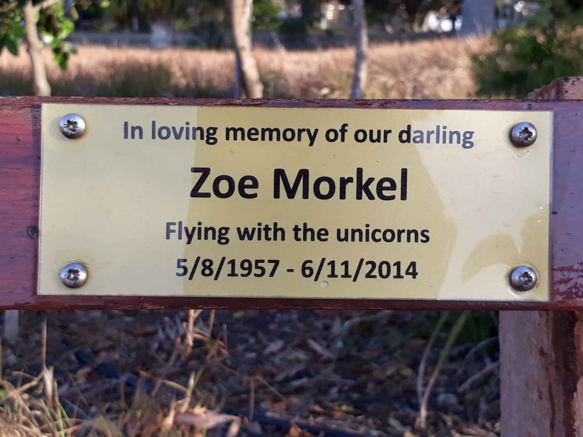 MORKEL Zoe 1957-2014