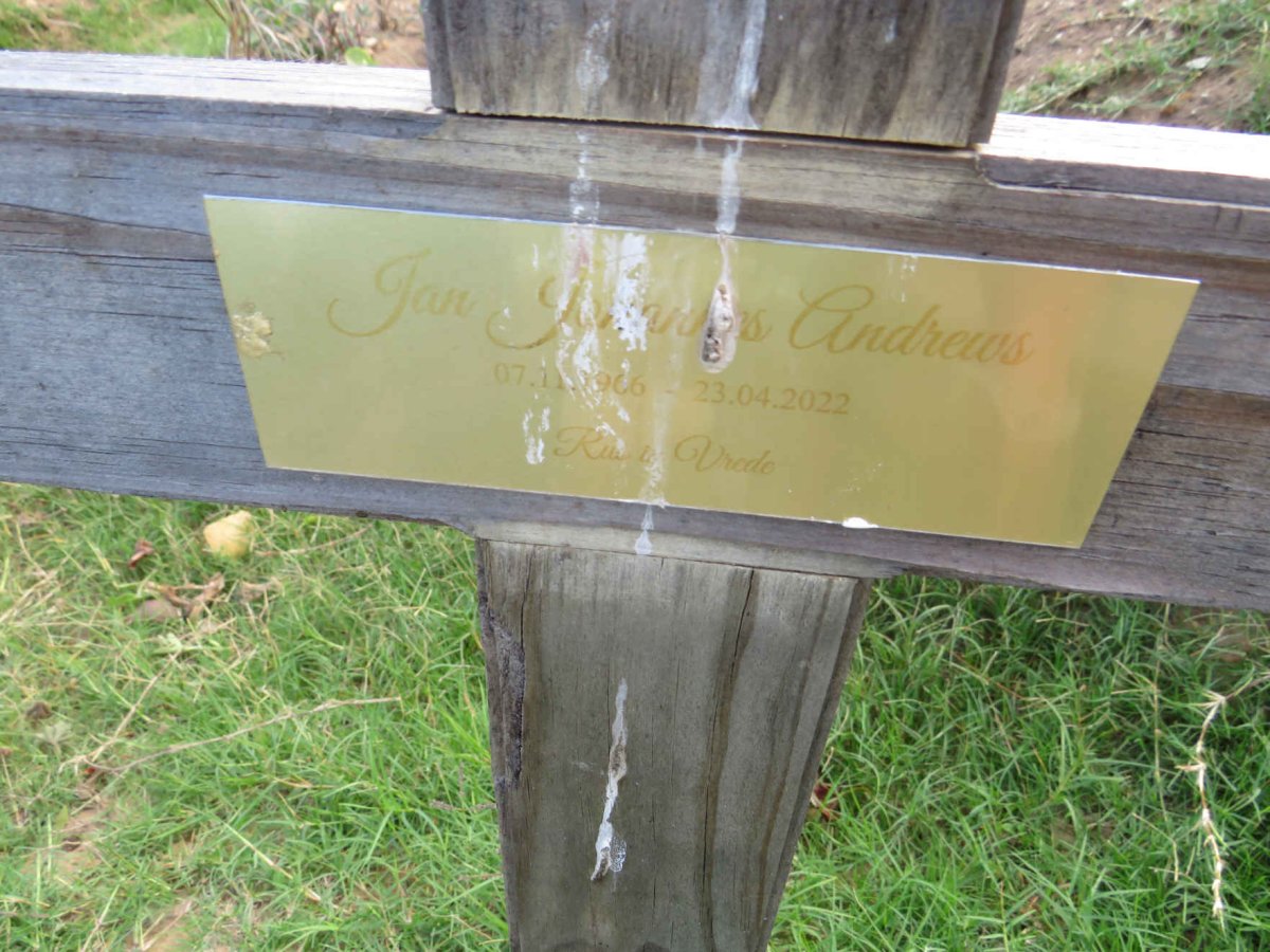ANDREWS Jan Johannes 1966-2022