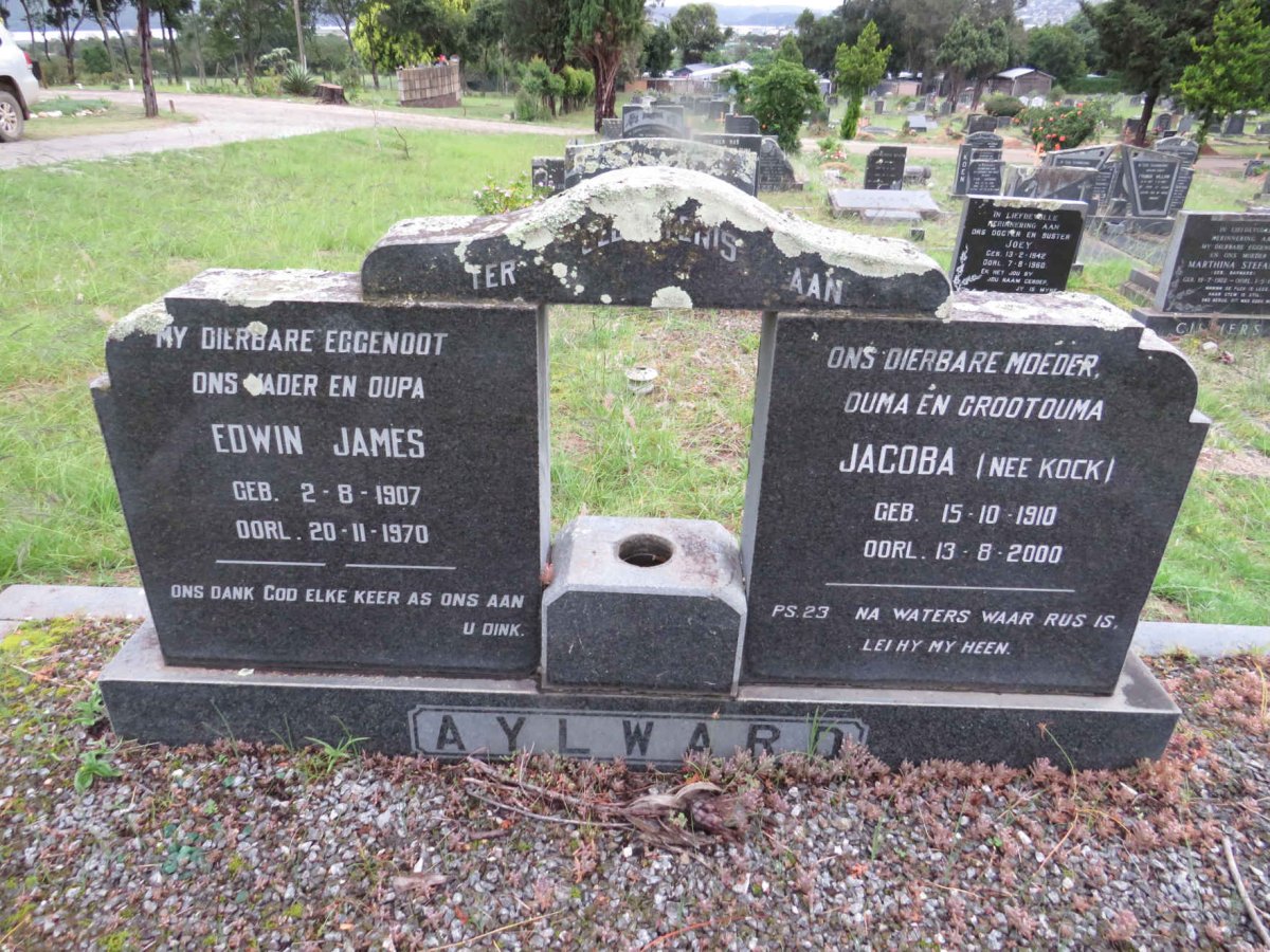 AYLWARD Edwin James 1907-1970 & Jacoba KOCK 1910-2000