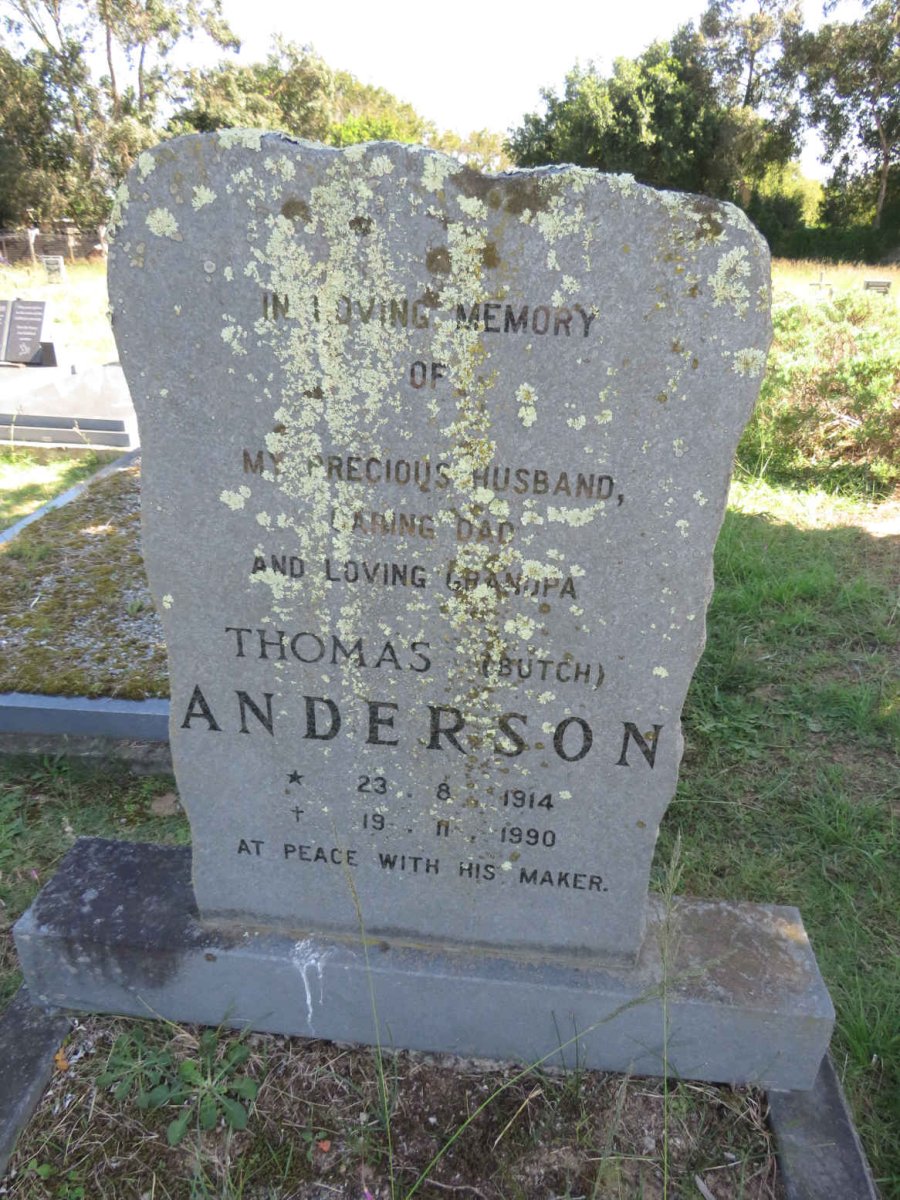 ANDERSON Thomas 1914-1990