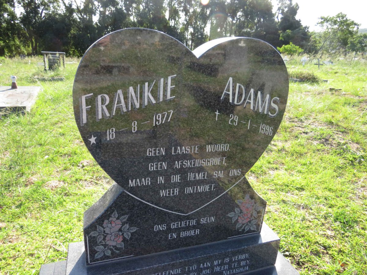 ADAMS Frankie 1977-1996