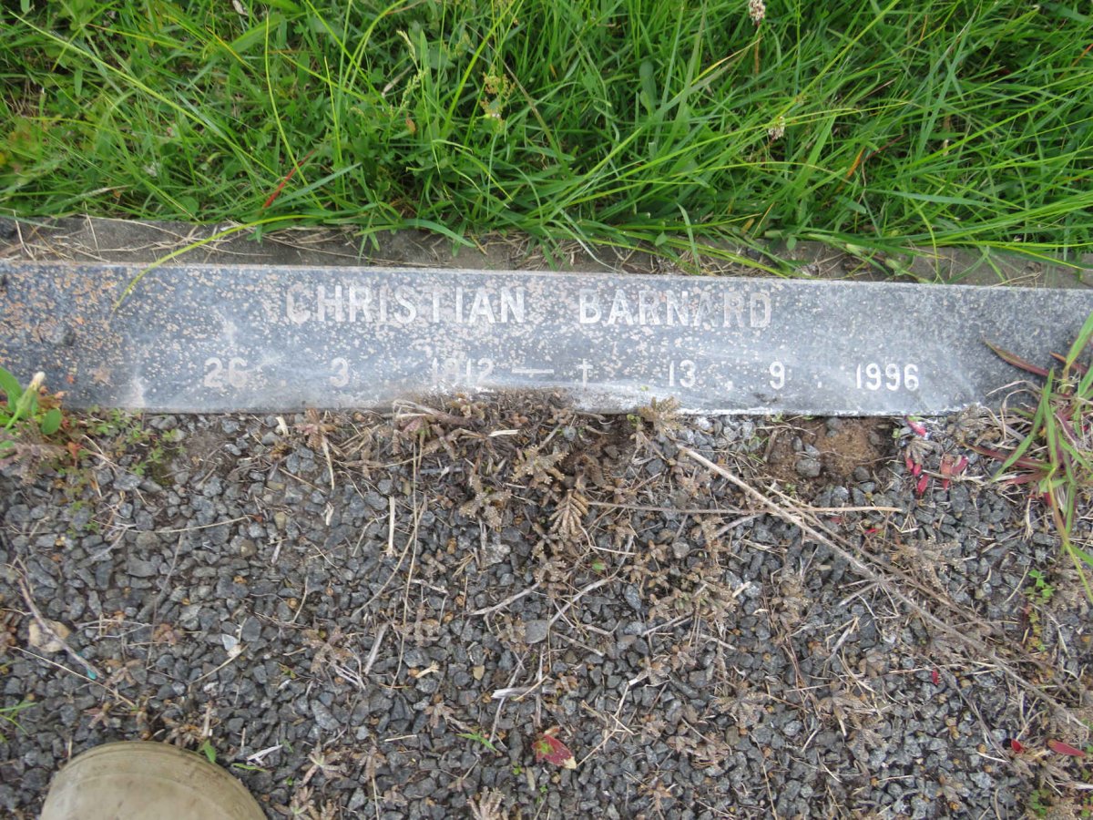BARNARD Christian 1912-1996