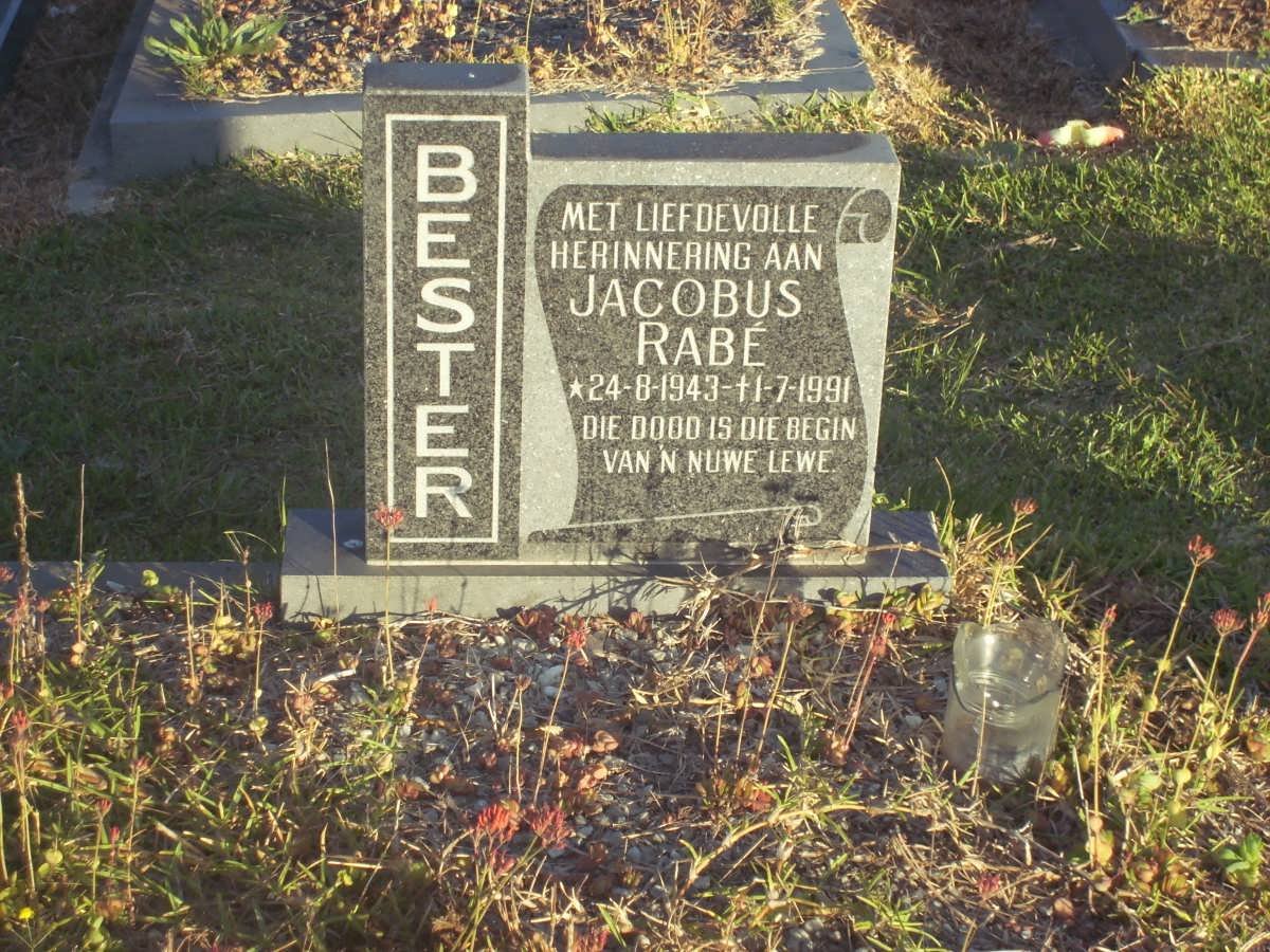 BESTER Jacobus Rabé 1943-1991