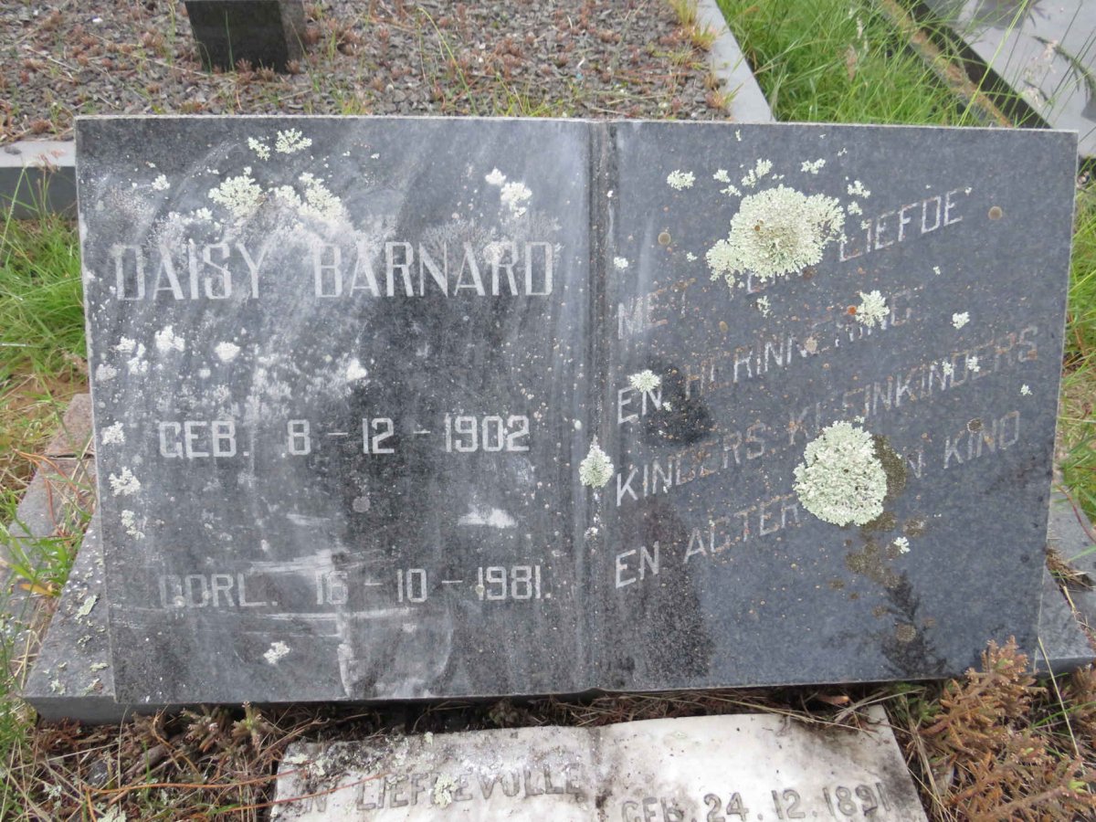 BARNARD Peter J. 1891-1952 & Daisy 1902-1981 _2