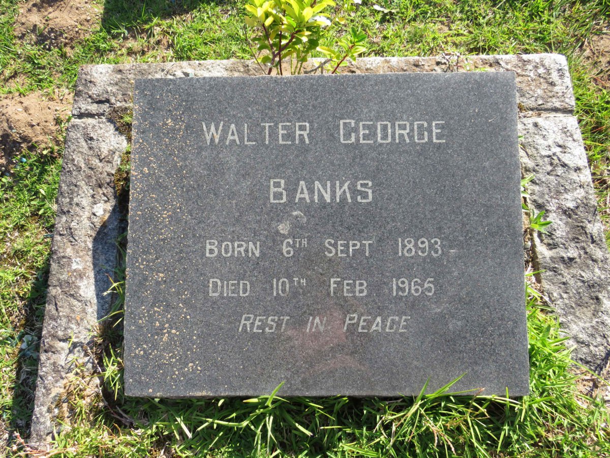 BANKS Walter George 1893-1965