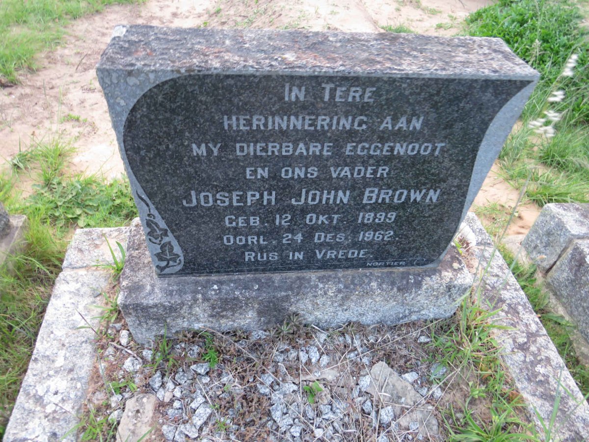 BROWN Joseph John 1899-1962