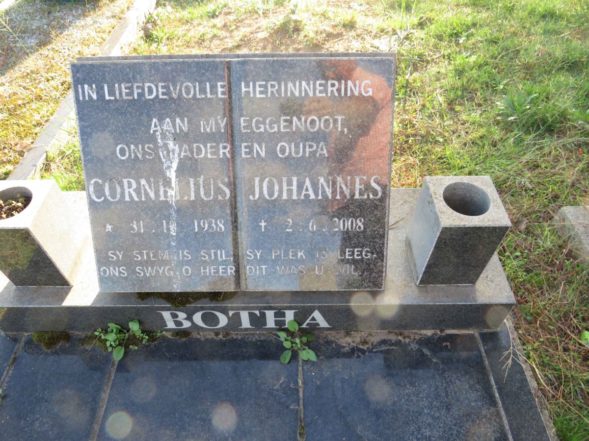 BOTHA Cornelius Johannes 1938-2008