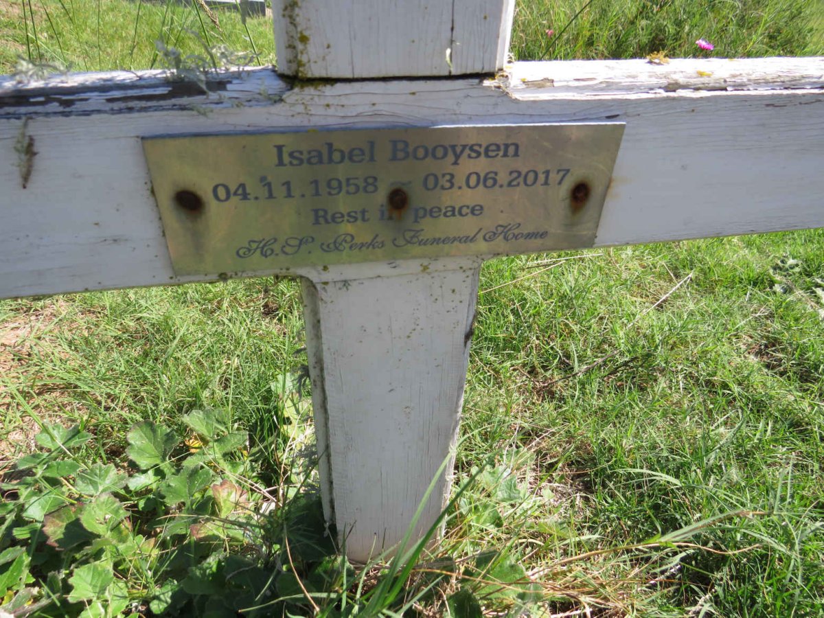 BOOYSEN Isabel 1958-2017