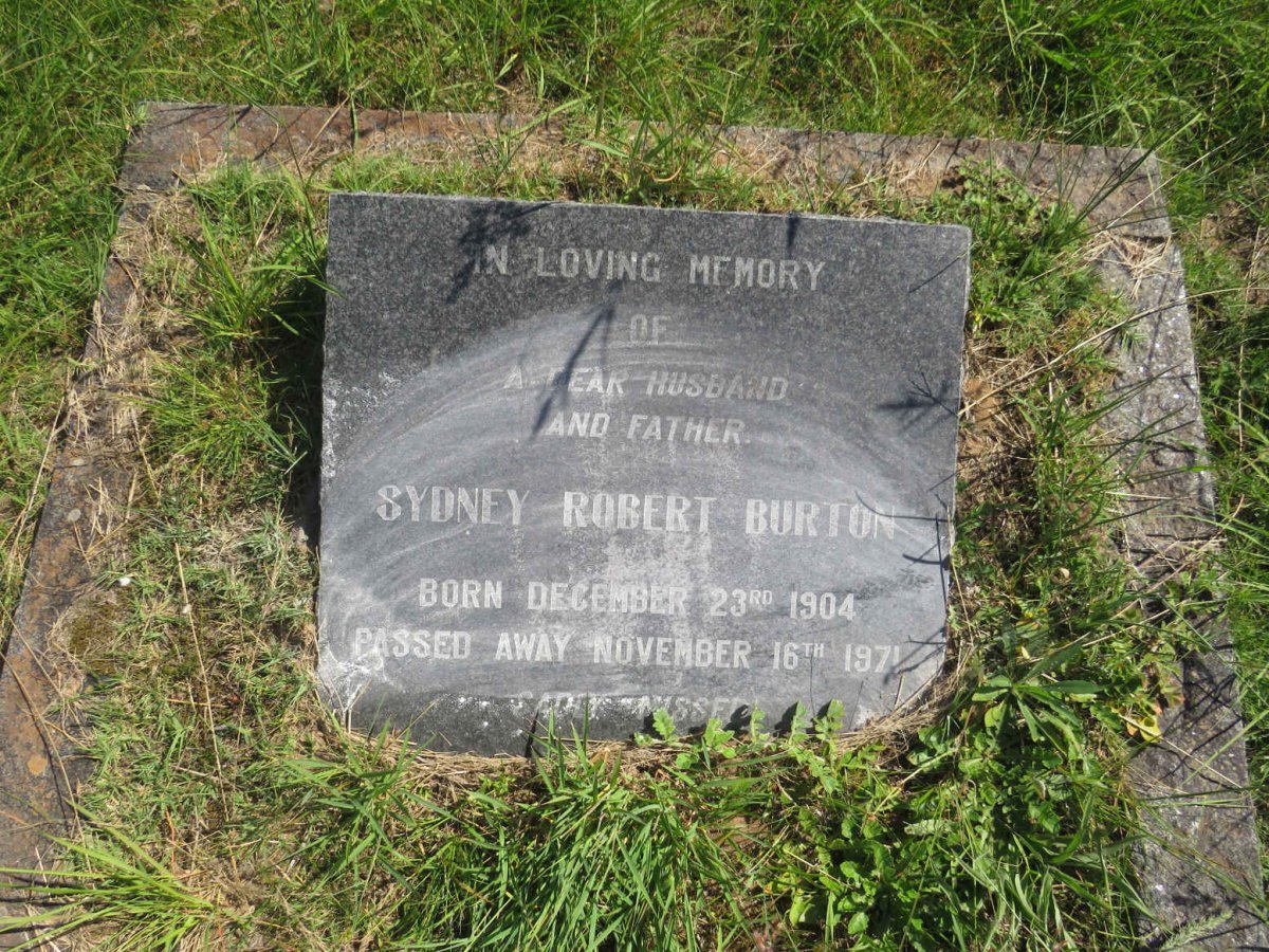 BURTON Sydney Robert 1904-1971