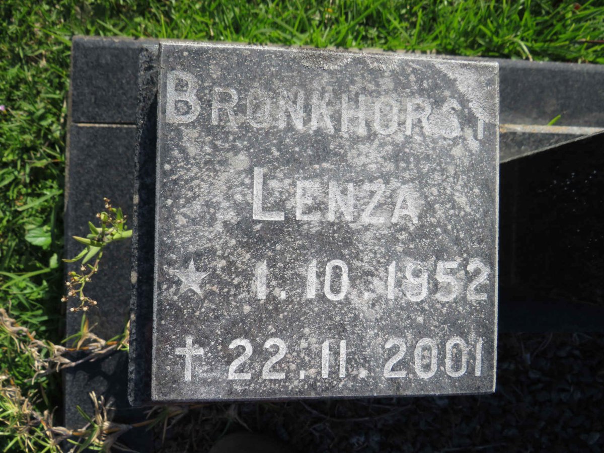 BRONKHORST Lenza 1952-2001