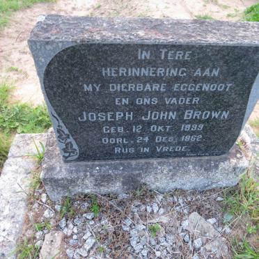BROWN Joseph John 1899-1962