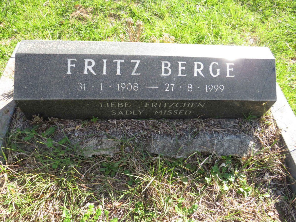 BERGE Fritz 1908-1999
