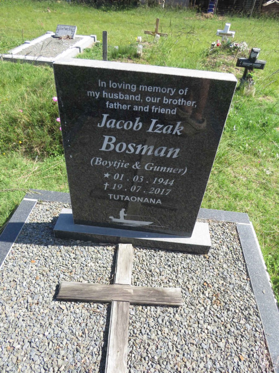 BOSMAN Jacob Izak 1944-2017