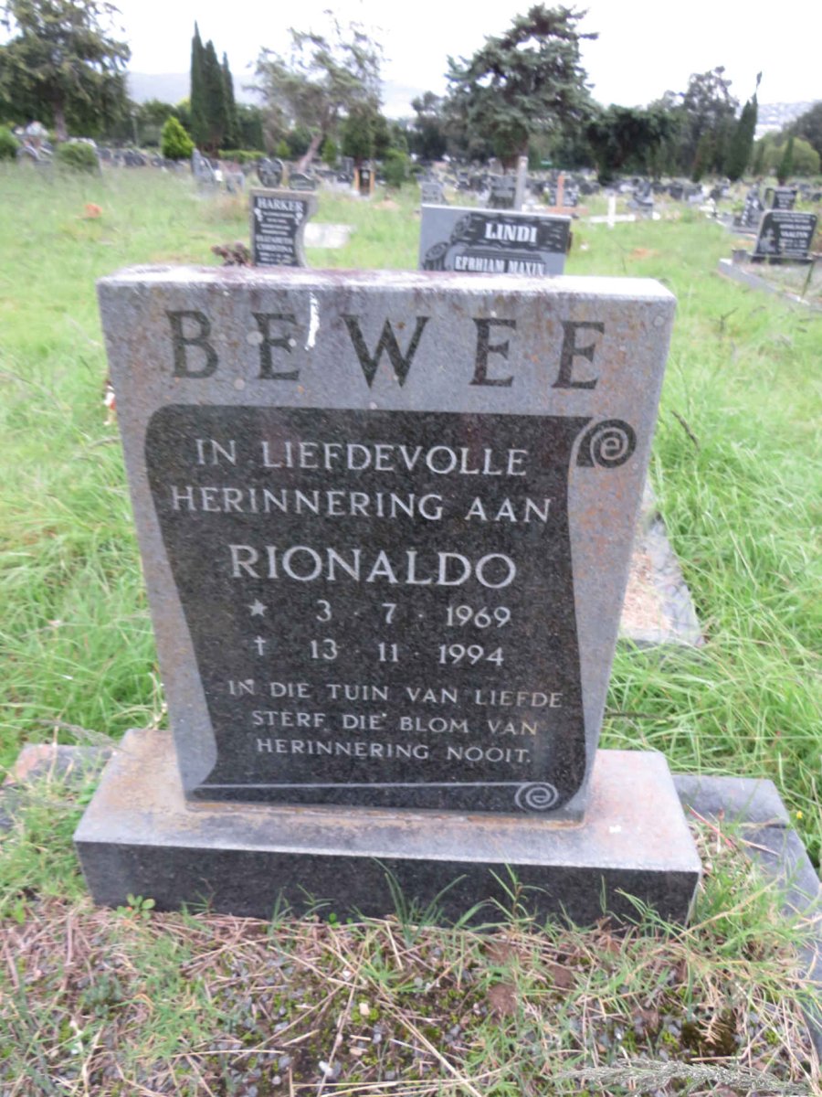 BEWEE Rionaldo 1969-1994