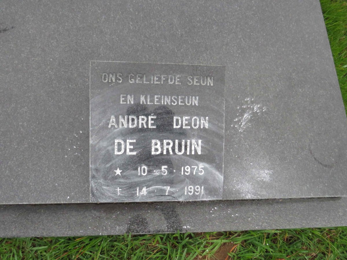 BRUIN Hendrik Jacobus, de 1907-1975 & Elsie Carolina 1911-1993 :: BRUIN Andre Deon, de 1975-1991 _2