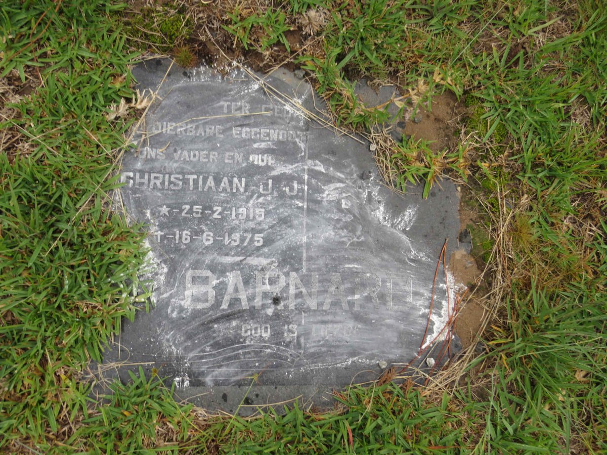 BARNARD Christiaan J.J. 1915-1975