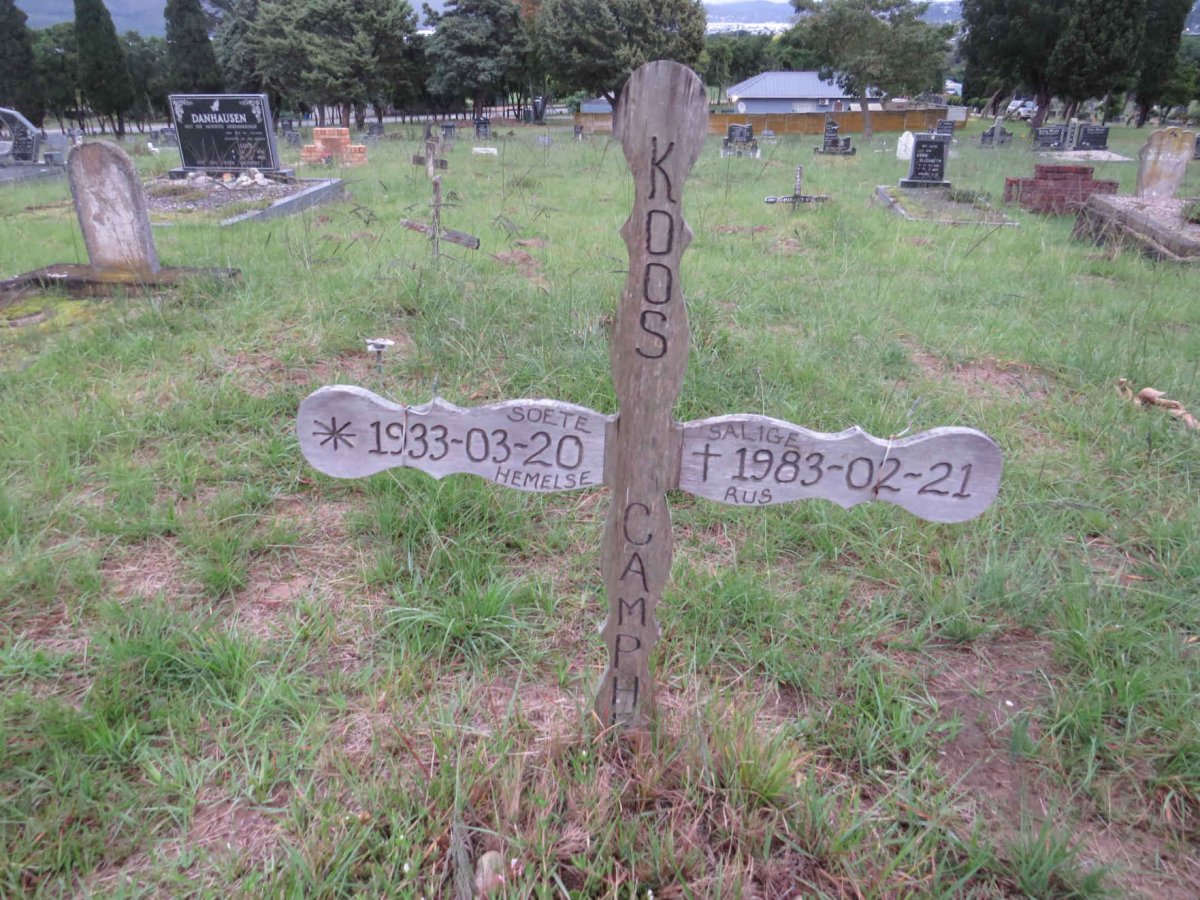 CAMPHER Koos 1933-1983 