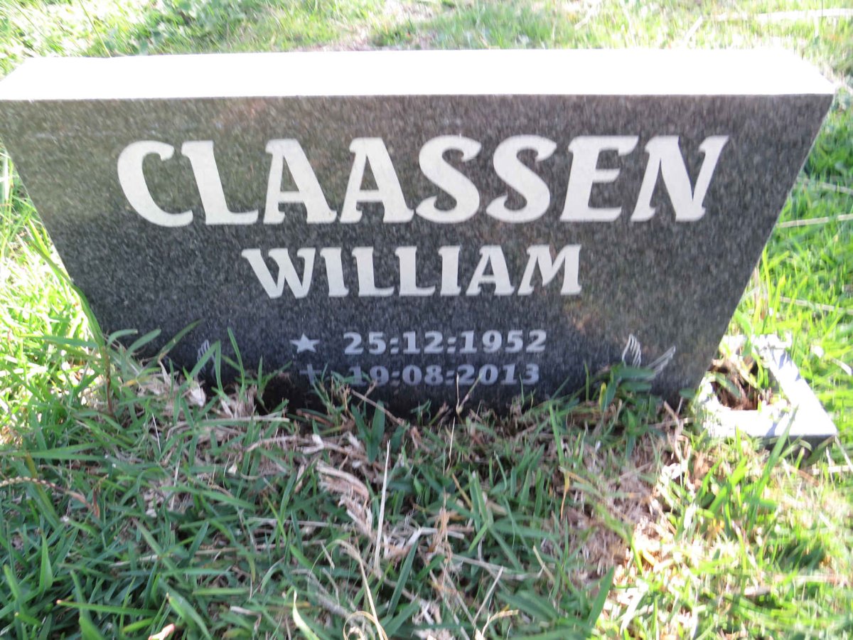 CLAASSEN William 1952-2013