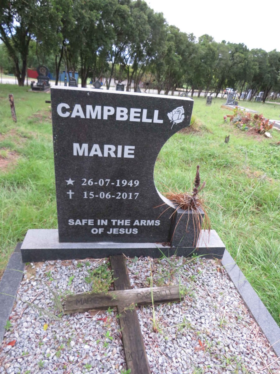 CAMPBELL Marie 1949-2017