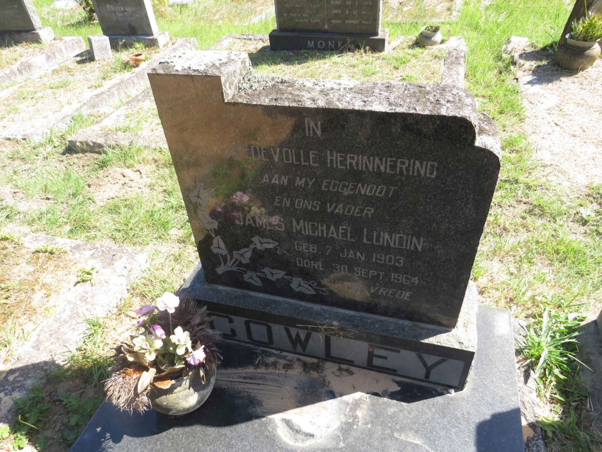 COWLEY James Michael Lundin 1903-1964