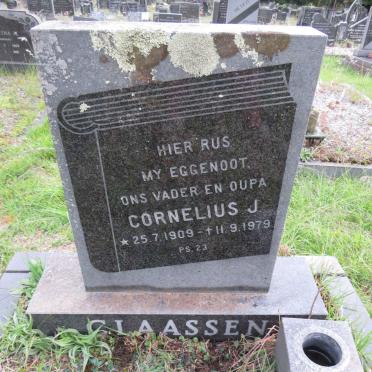 CLAASSEN Cornelius J. 1909-1979