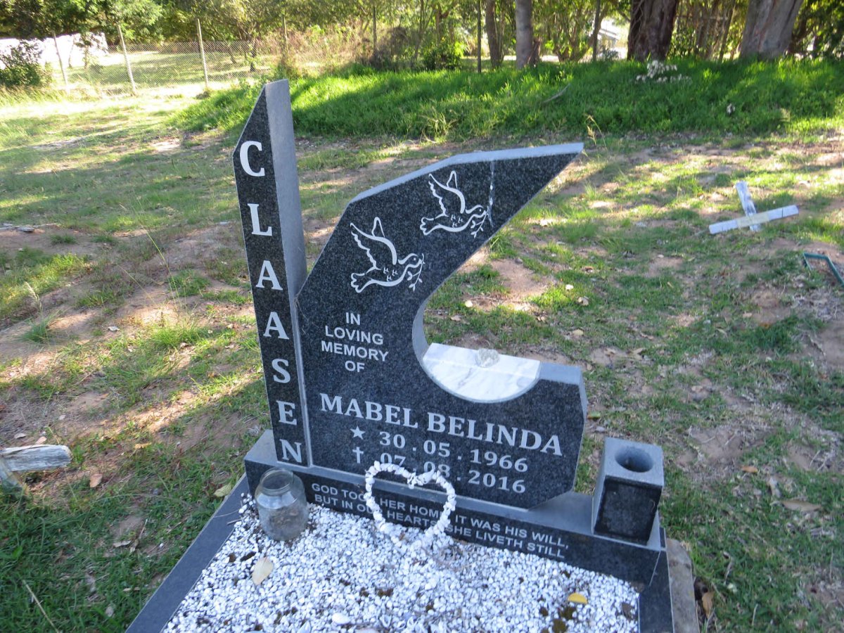CLAASEN Mabel Belinda 1966-2016