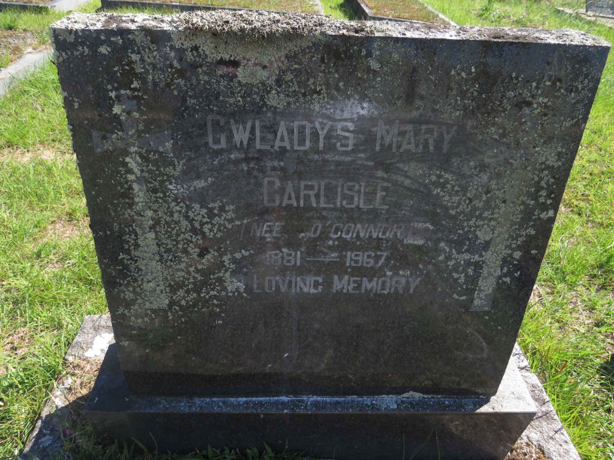 CARLISLE Gwladys Mary nee O'CONNOR 1881-1967