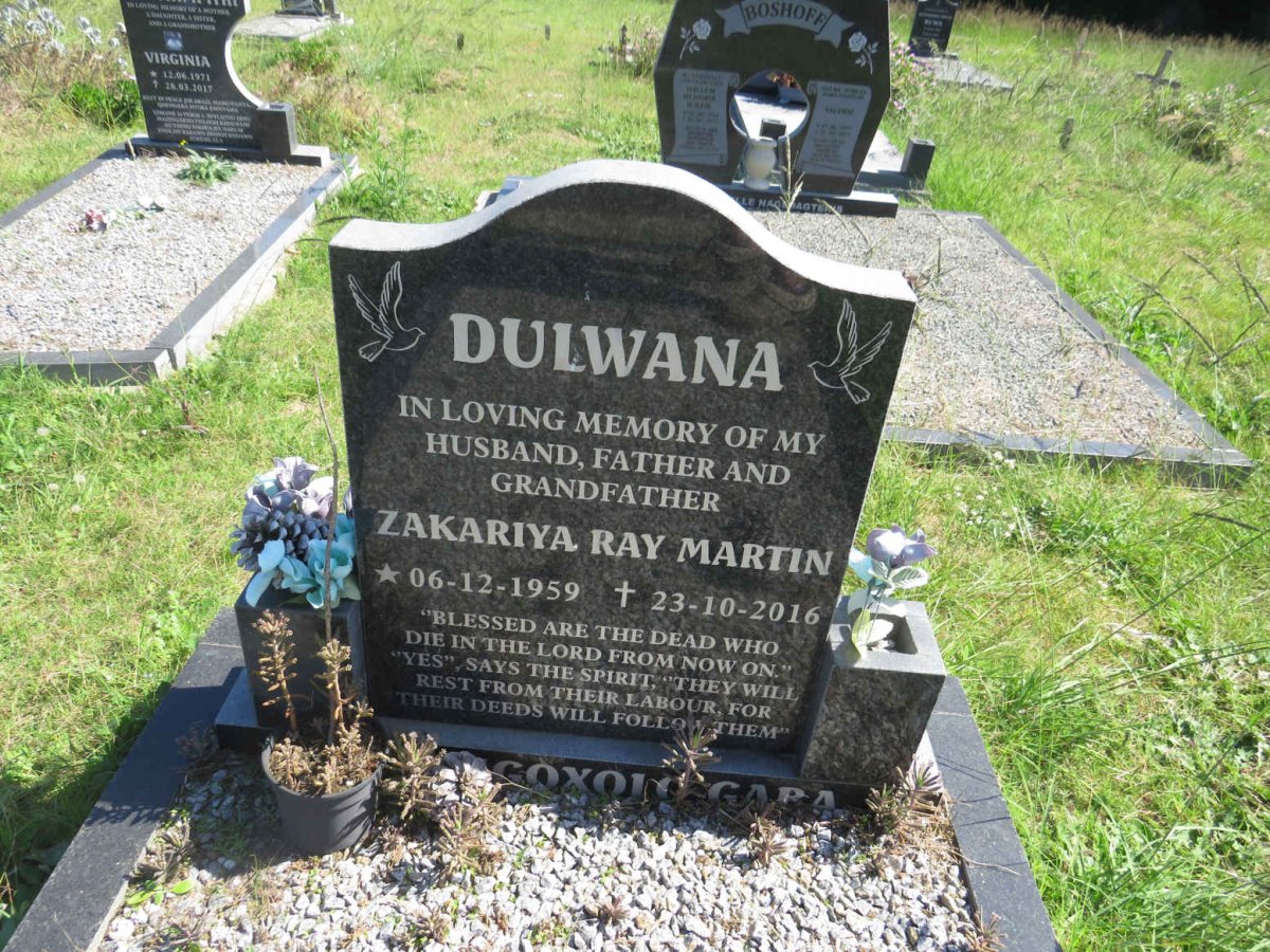 DULWANA Zakariya Ray Martin 1959-2016