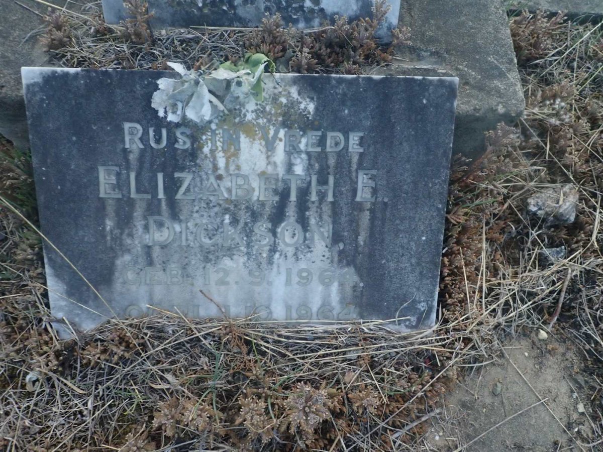 DICKSON Elizabeth E. 1964-1964