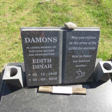 DAMONS Edith Dinah 1949-2016