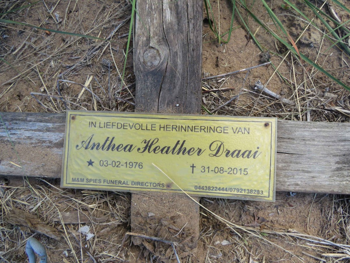 DRAAI Anthea Heather 1976-2015