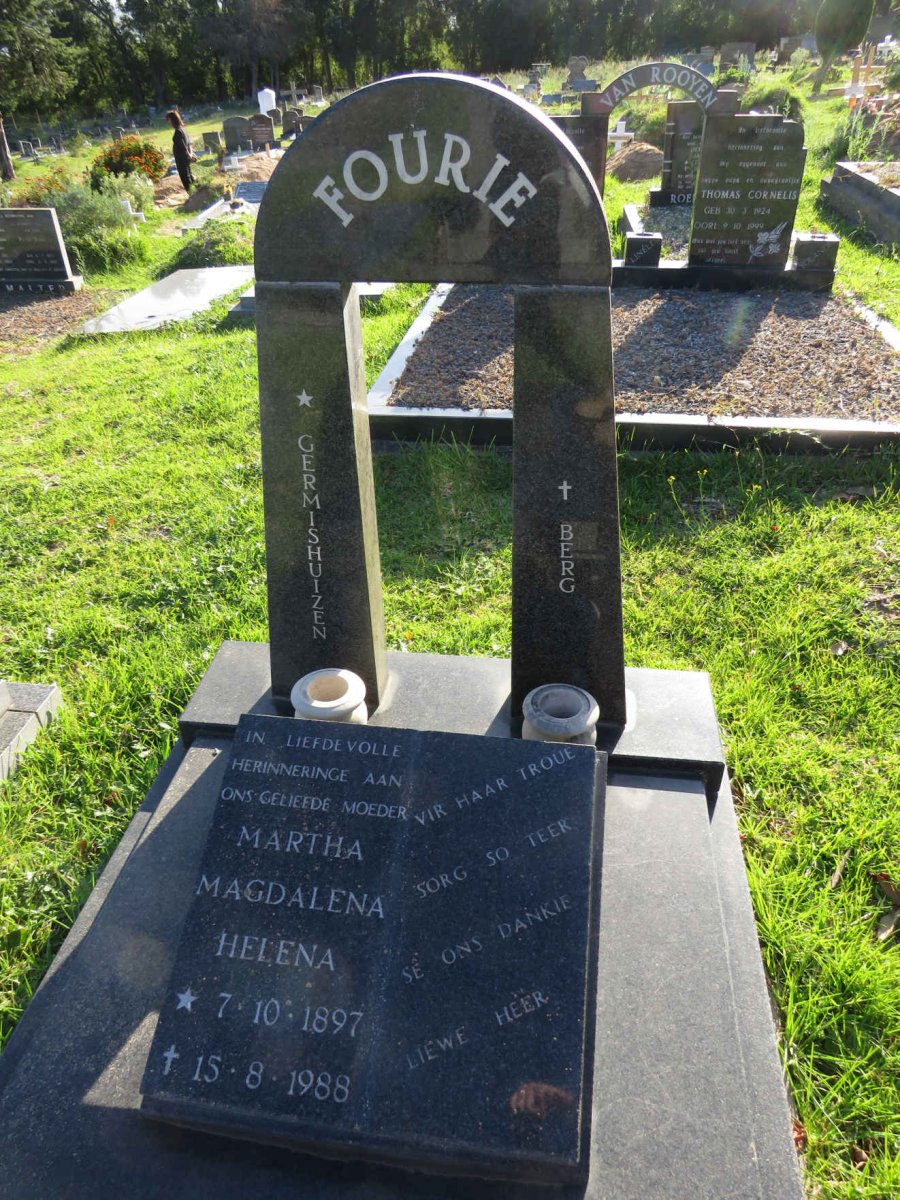 FOURIE Martha Magdalena Helena 1897-1988
