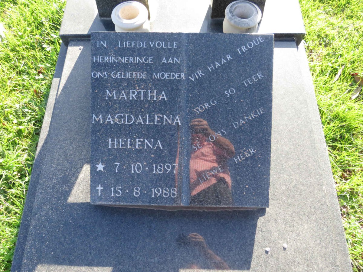 FOURIE Martha Magdalena Helena 1897-1988