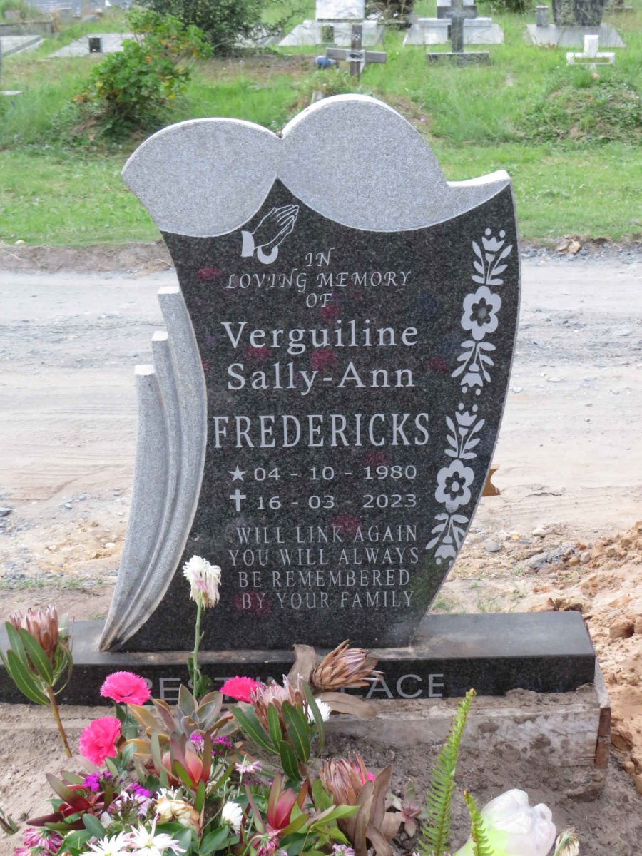 FREDERICKS Verguiline Sally-Ann 1980-2023