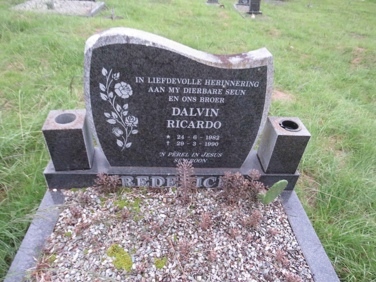 FREDERICKS Dalvin Ricardo 1982-1990