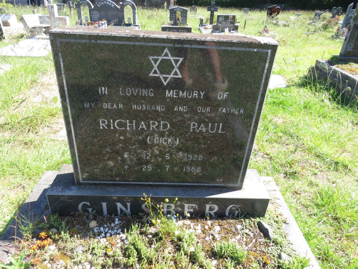 GINSBERG Richard Paul 1928-1988