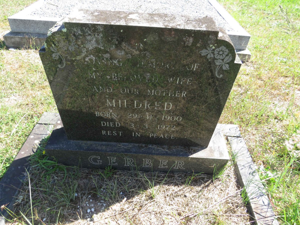 GERBER Mildred 1900-1972